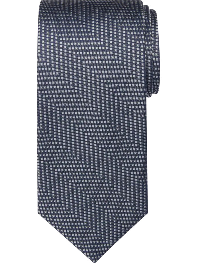Chevron Snakeskin Narrow Tie
