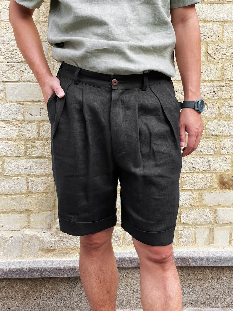 Black Dress Shorts Men’s