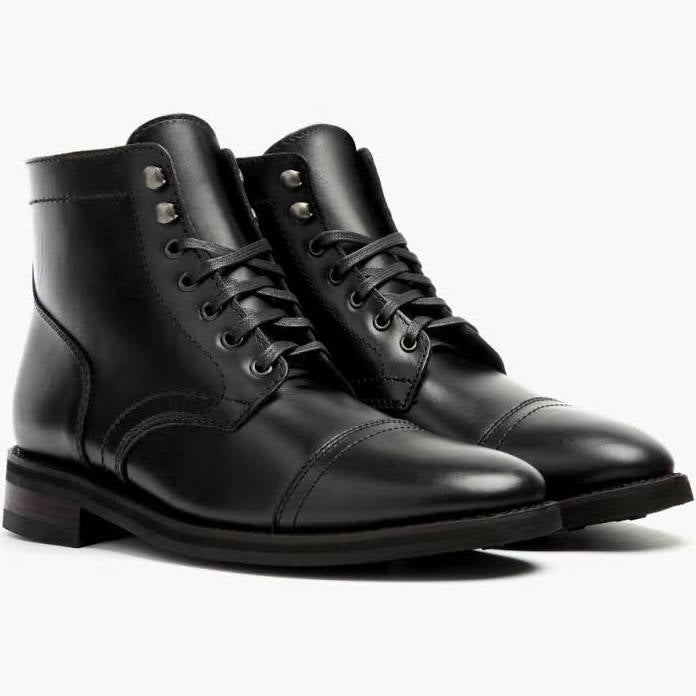 Men’s Black Leather Dress Boots
