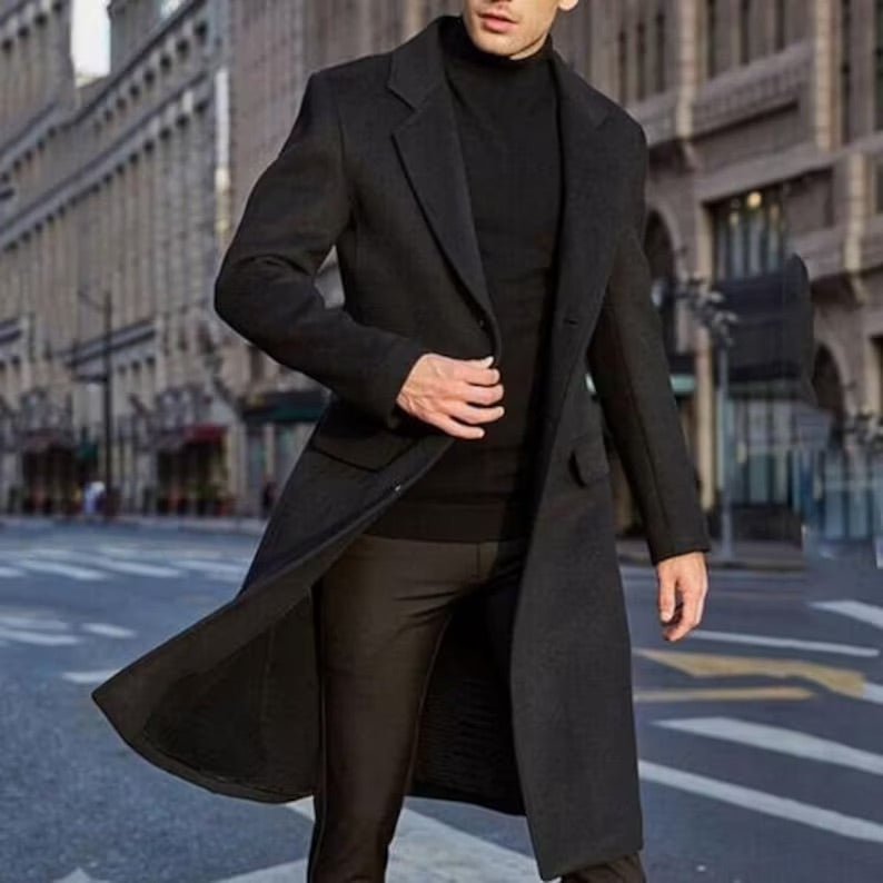 Men’s Peacoat-Woolen Coat