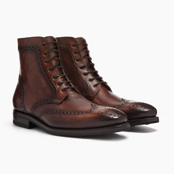 Wingtip Dress Boots