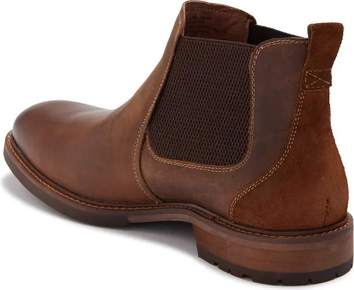 Chalet Plain Toe Leather Chelsea Boot