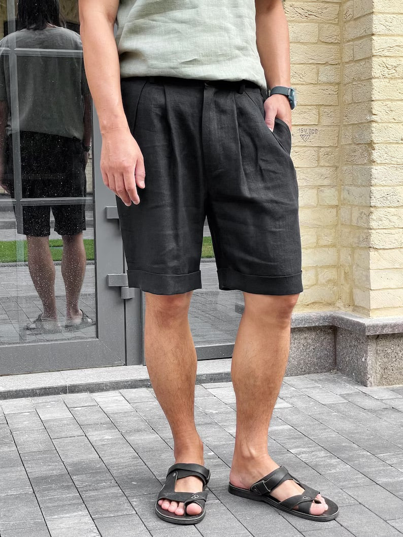 Black Dress Shorts Men’s