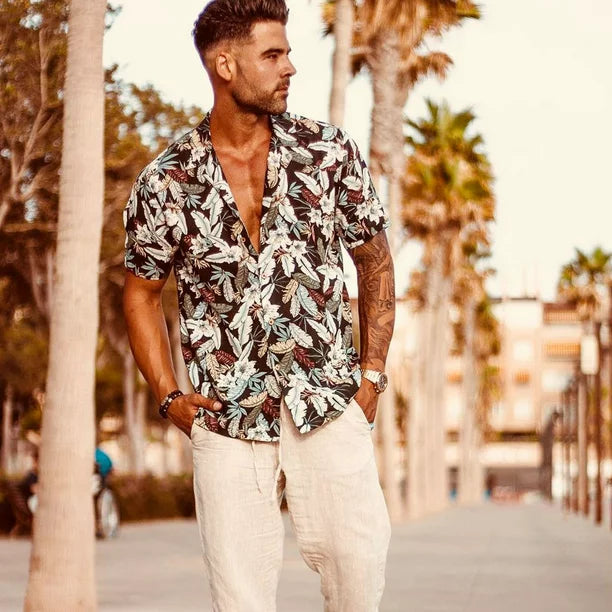 Men’s Button Up Summer Top