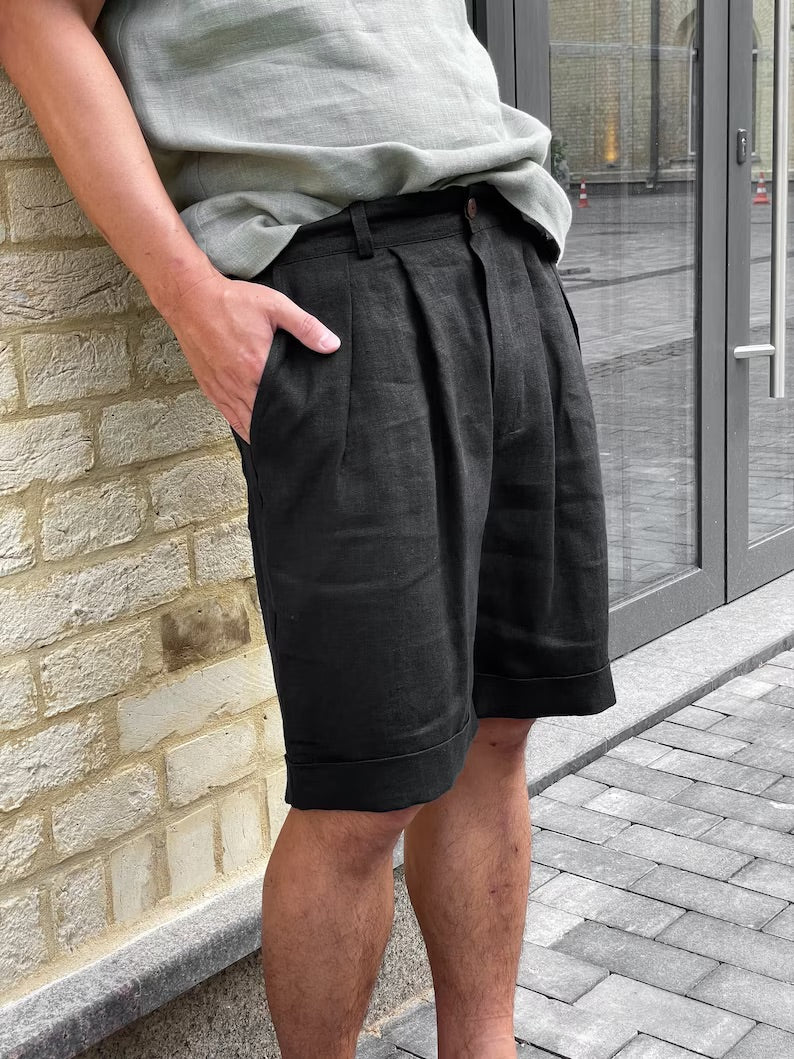 Black Dress Shorts Men’s