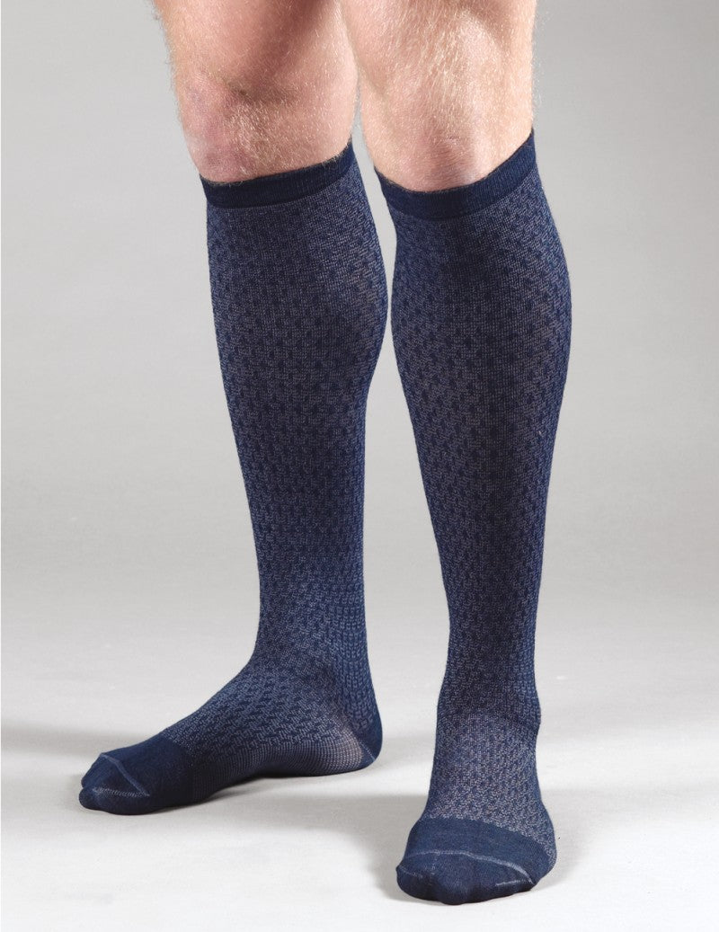 Men’s Navy Blue Dress Socks