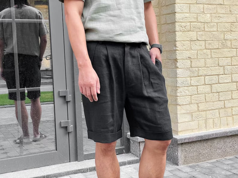Black Dress Shorts Men’s