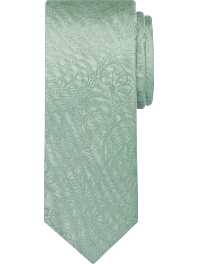 Tonal Paisley Silky Tie
